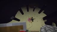 Shown: A player being launched into the sky by the Ender Dragon (Image via u/ALionWithStripes on Reddit)